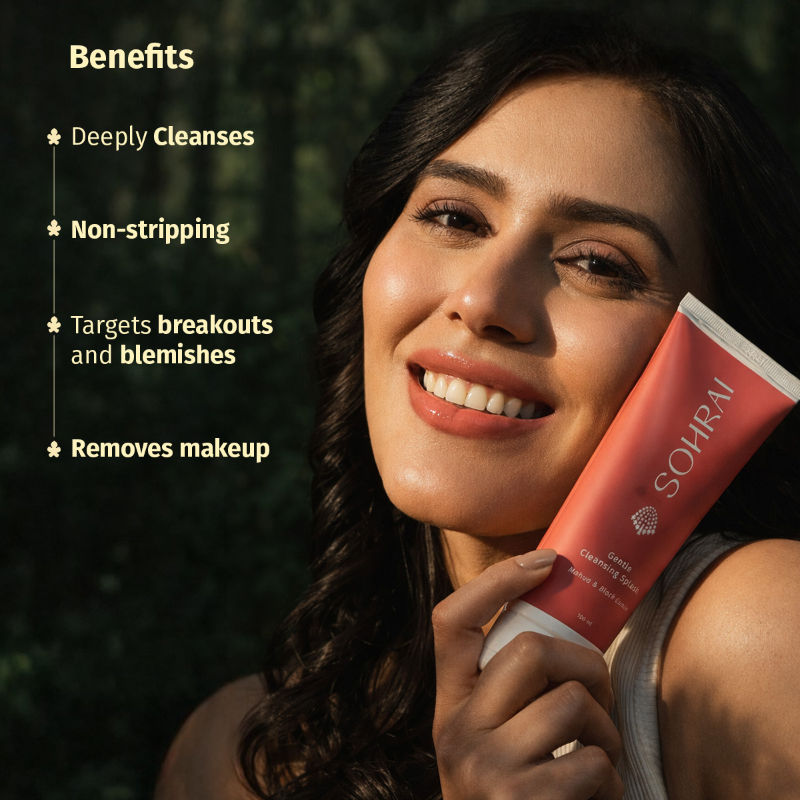 Gentle Cleansing Splash | Foaming Face Wash for Glowing, Blemish-Prone & Sensitive Skin