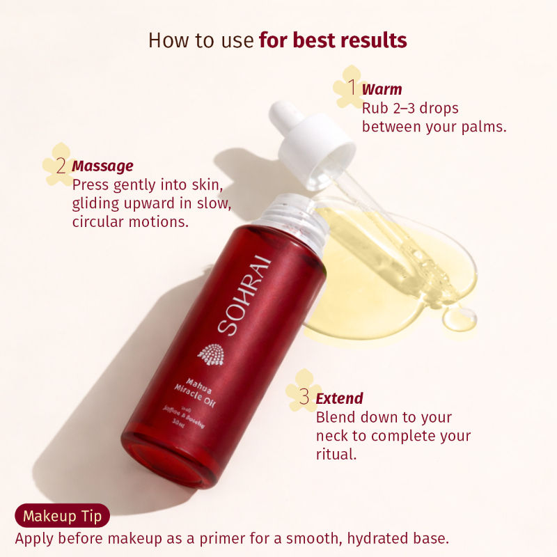 Mahua Miracle Oil | Natural Face Oil for Glowing, Youthful Skin – Lightweight & Non-Sticky