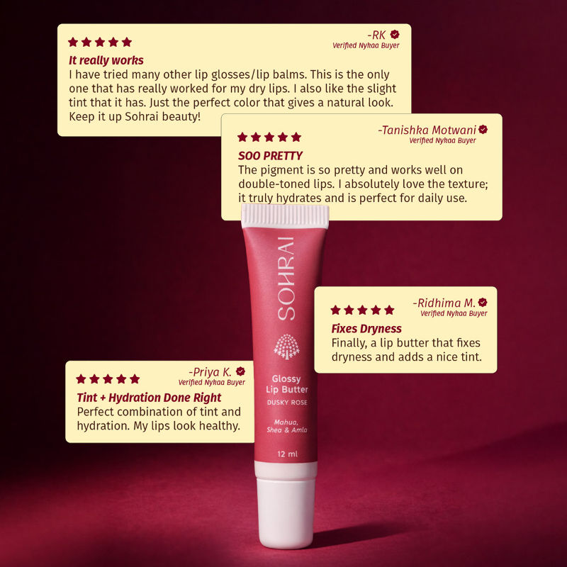 Glossy Lip Butter - Dusky Rose