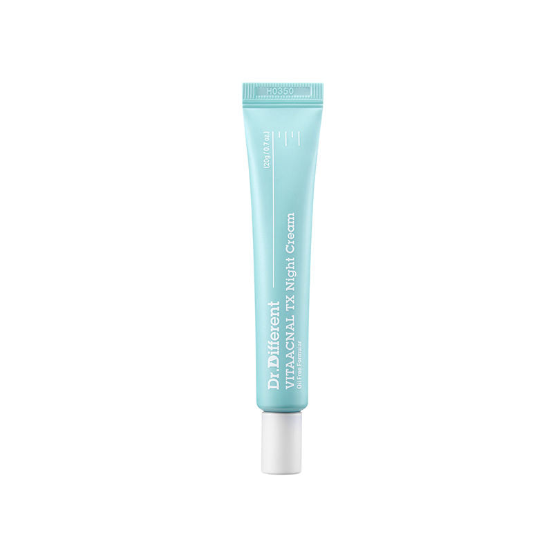 Dr.Different VITAACNAL TX Night Cream, 0.1% Retinal for Acne, Texture & Clearer Skin