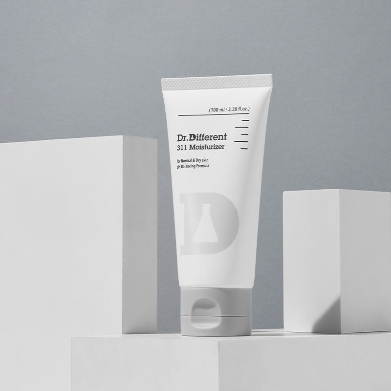 Dr.Different 311 Moisturizer, For Dry, Damaged Skin with 3:1:1 Lipid Ratio for Barrier Repair