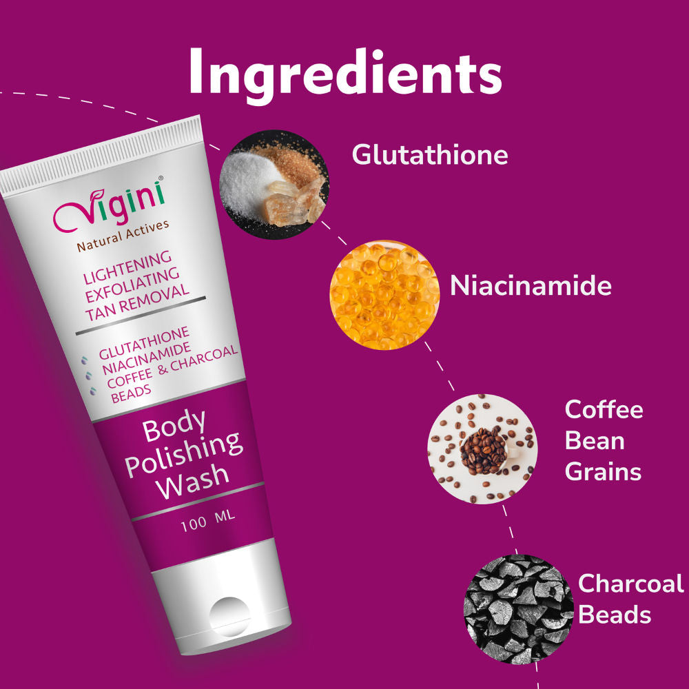 Exfoliating Coffee Scrub Body Wash for Detan Uneven Dull Dark Spots Removal Skin Lightening