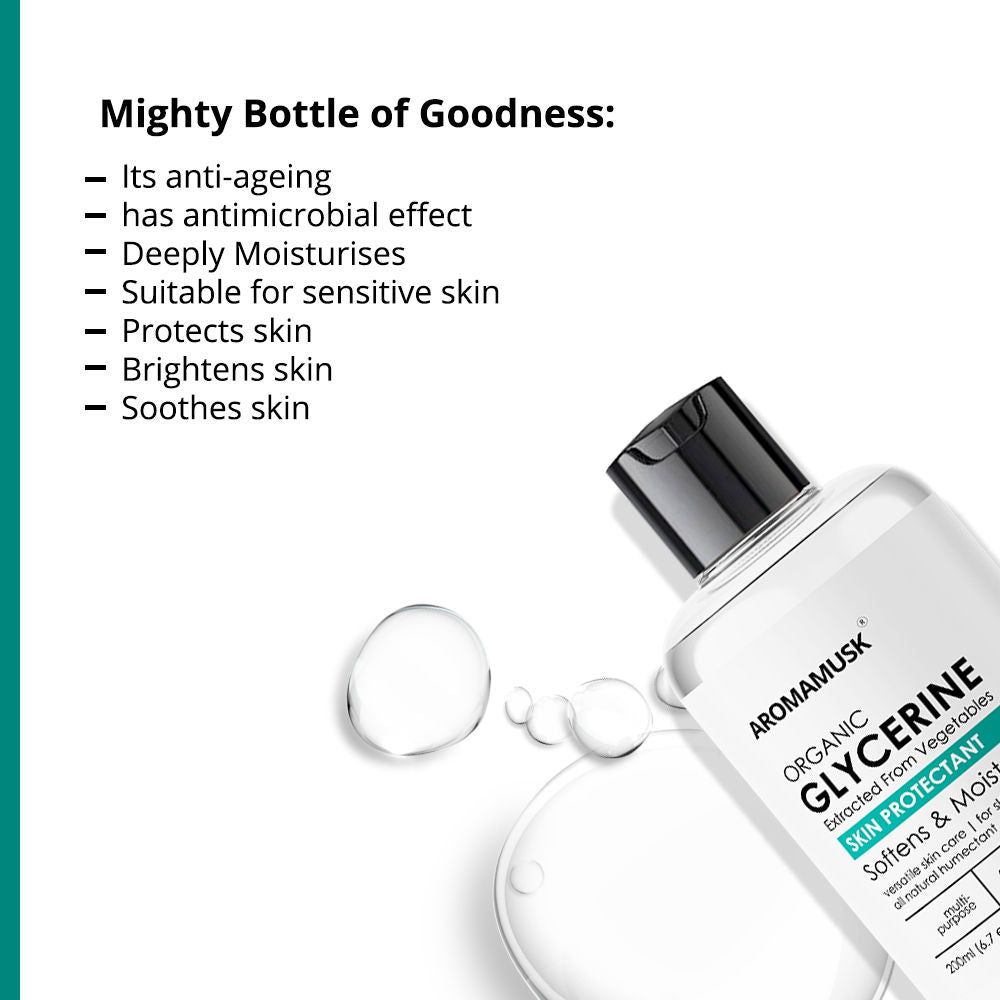 Organic Glycerine Skin Protectant Softens & Moisturize