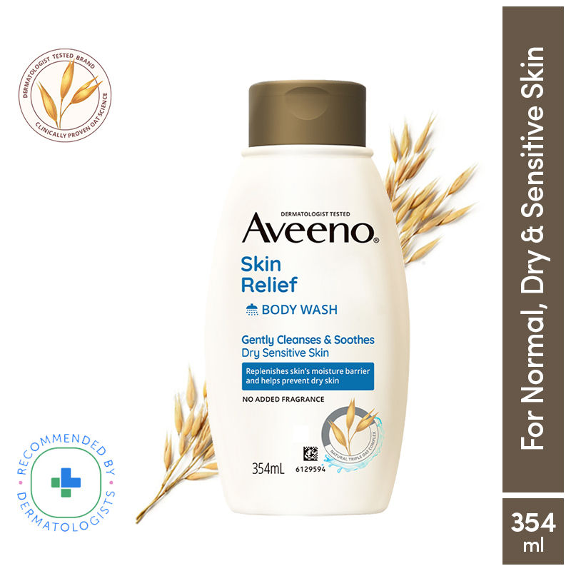 Skin Relief Body Wash - Prebiotic Oat to Cleanse & Moisturize Dry, Itchy & Sensitive Skin