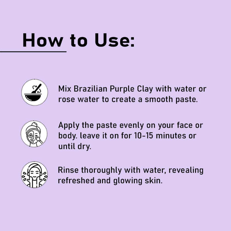 Brazilian Purple Clay Powder