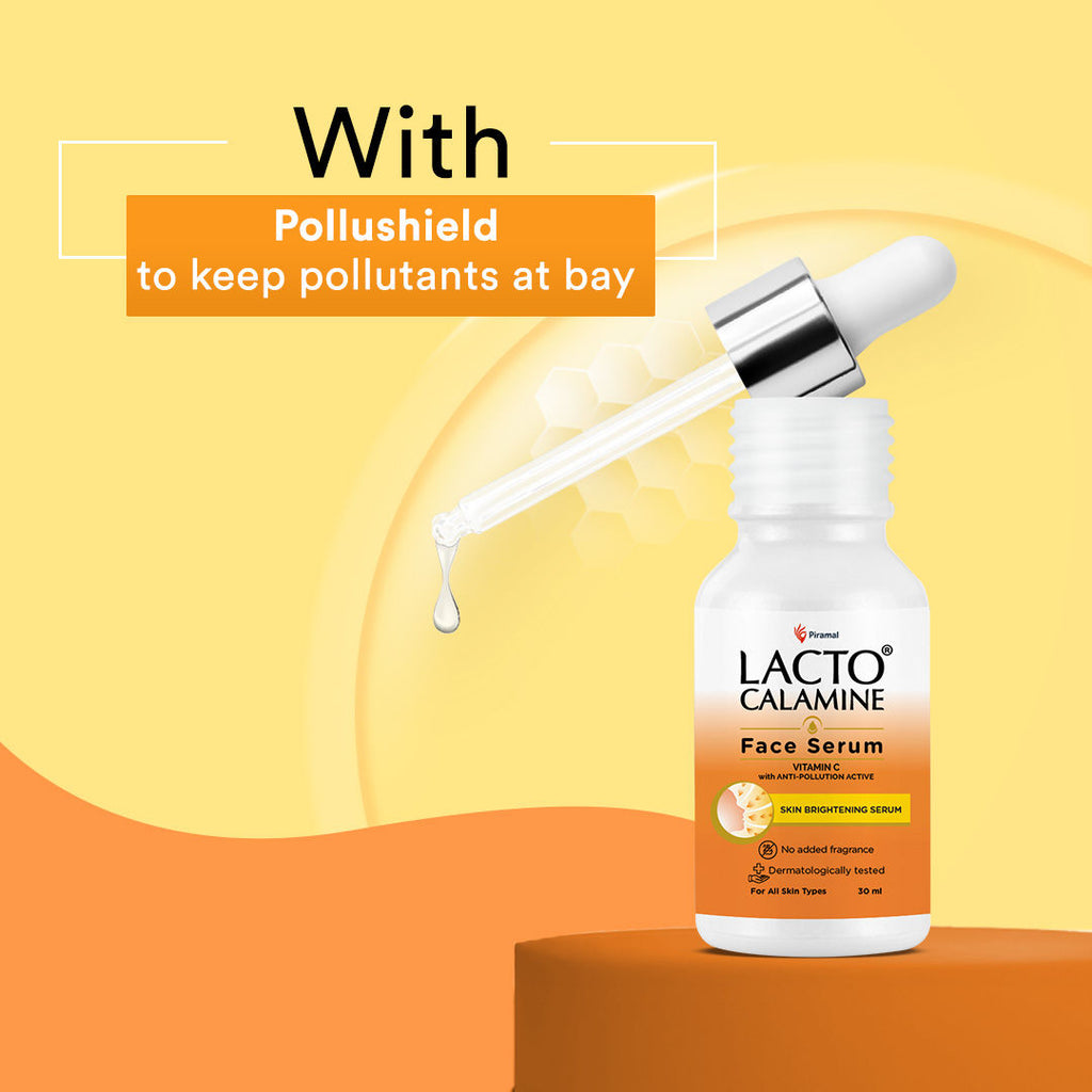 Vitamin C Face Serum with Niacinamide for Glowing Skin & Dark Spots Reduction