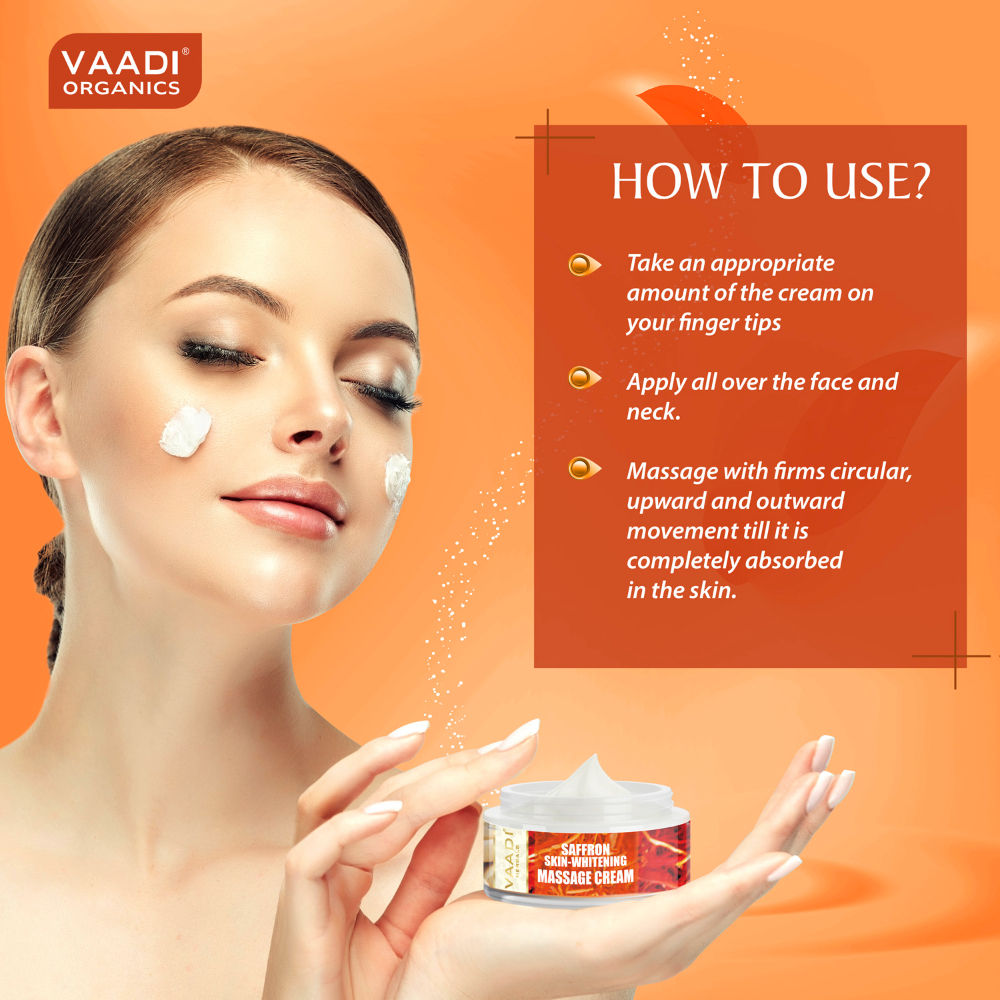 Saffron Skin-Whitening Massage Cream
