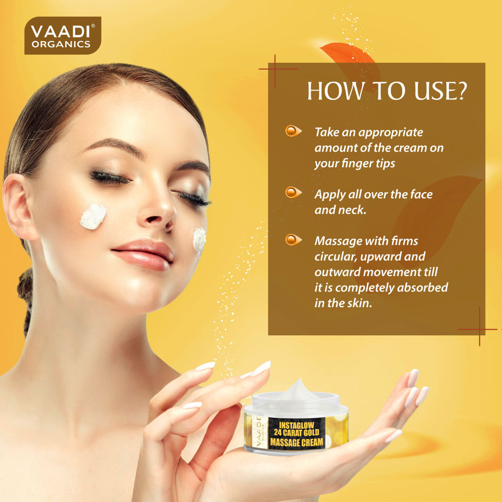 24 Carat Gold Massage Cream