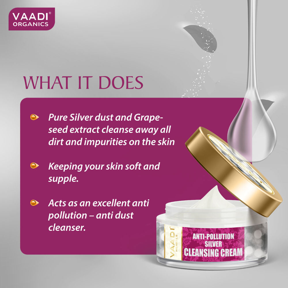 Anti Pollution Silver Cleansing Cream