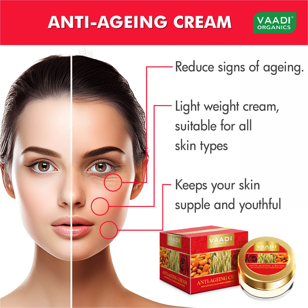 Anti-Ageing Cream - Almond- Wheatgerm & Rose