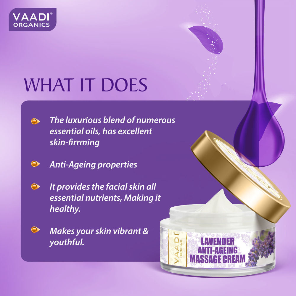 Lavender Anti Ageing Massage Cream