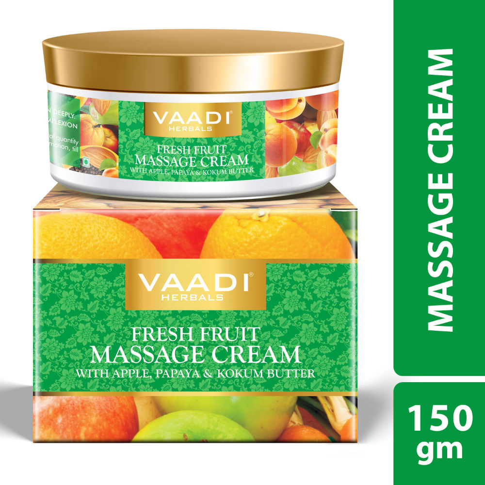 Apple Papaya & Kokum Butter Fresh Fruit Massage Cream