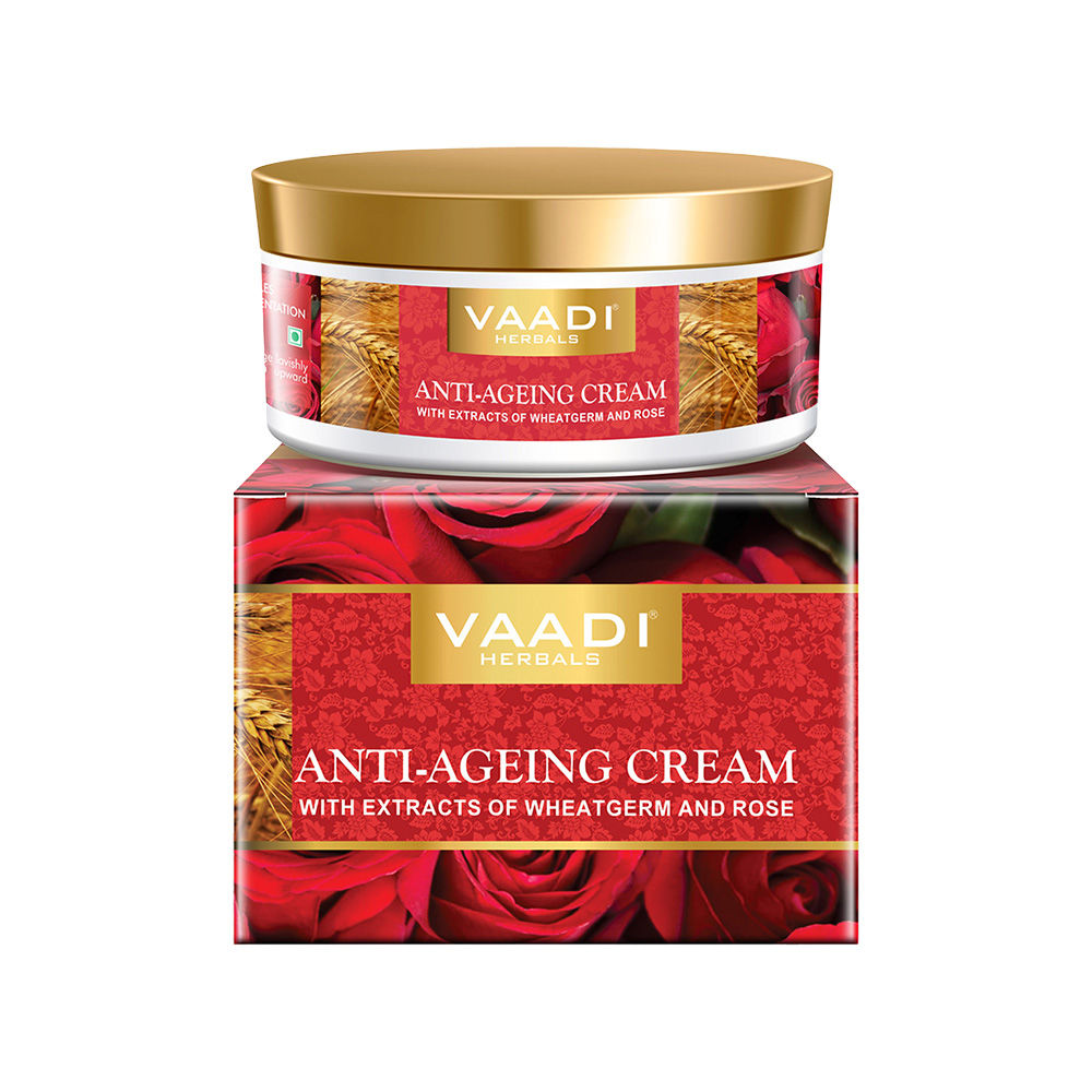 Anti Ageing Cream with Extracts Of Wheatgerm and Rose