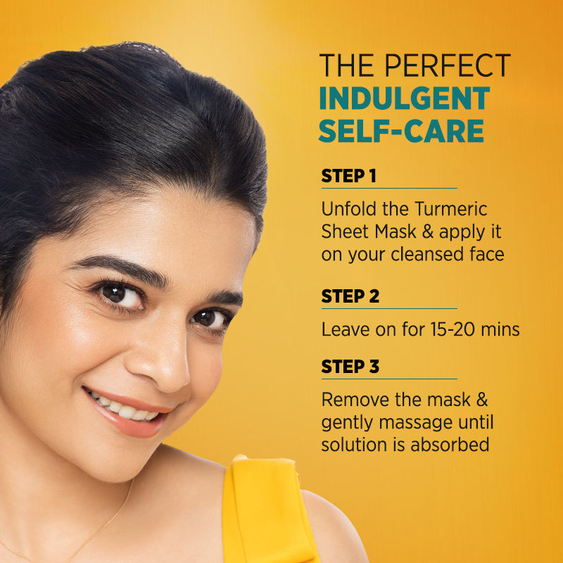 Dark Spot Clearing Turmeric Face Sheet Mask