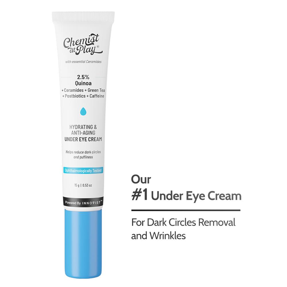Hydrating & Anti Aging Under Eye Cream for Dark Circles & Puffiness