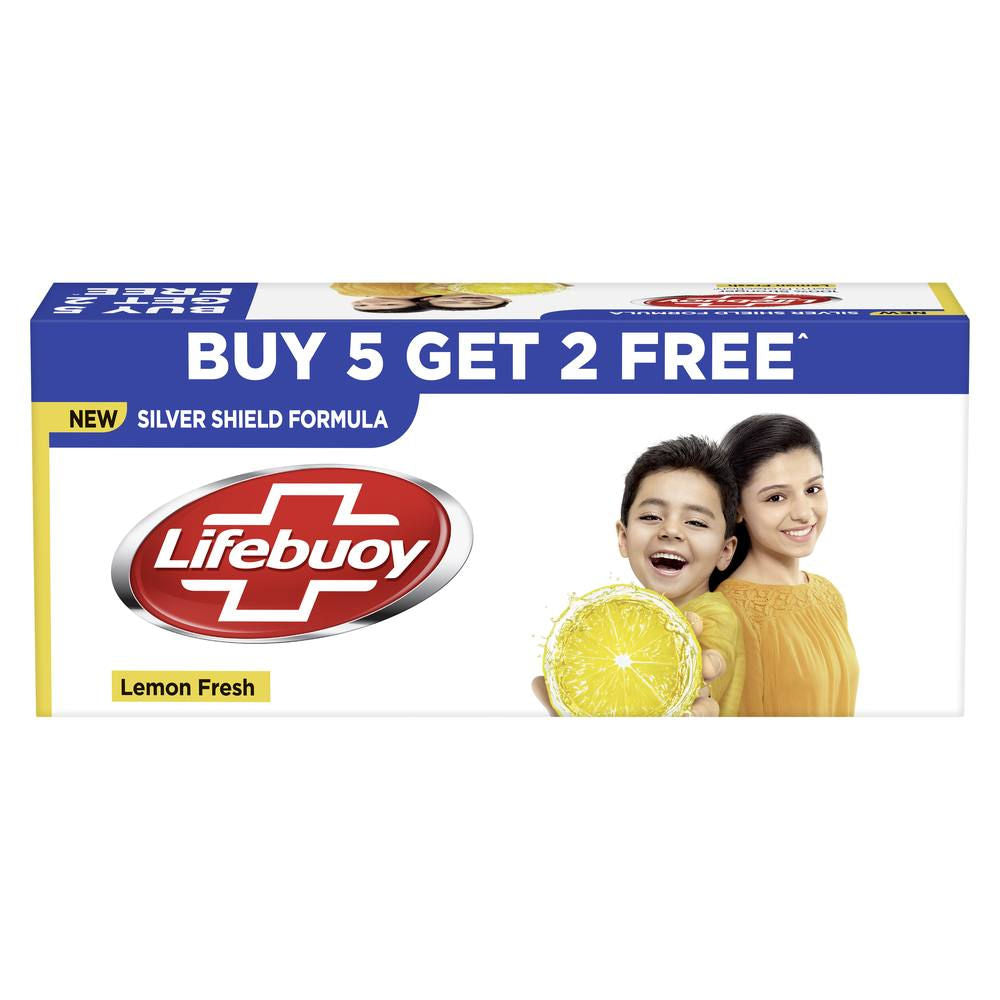 Lemon Fresh Bathing Soap Refreshing Bathing Soap With Freshness Of Lemon (Buy 5 Get 2 Free)