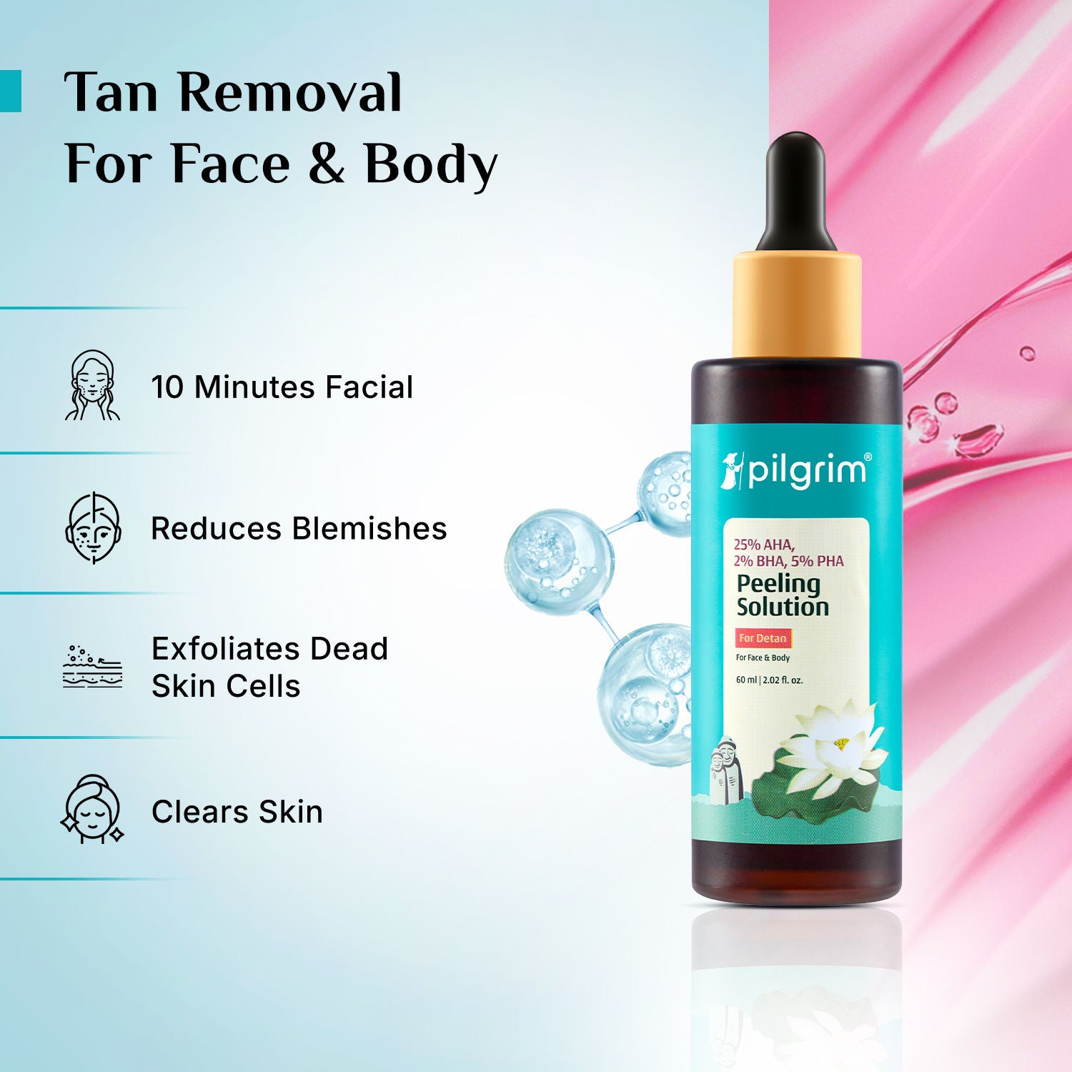 25% AHA + 2% BHA + 5% PHA Peeling Solution Face Serum