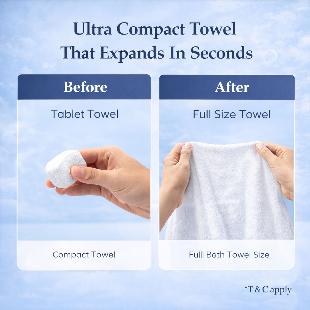 Magic Expand Travel Towel