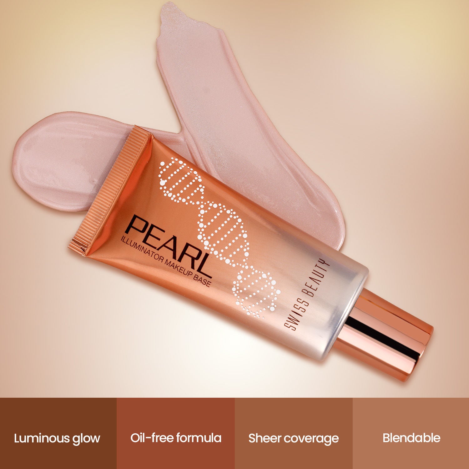 Pearl Illuminator Makeup Base Long lasting & Radiant Skin Highlighter