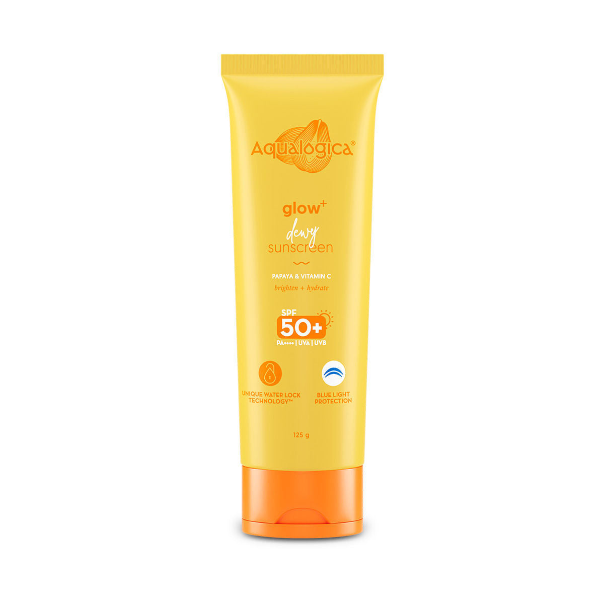 Glow+ Dewy Lightweigh Sunscreen Gel SPF 50+ PA++++ with Papaya & Vitamin C