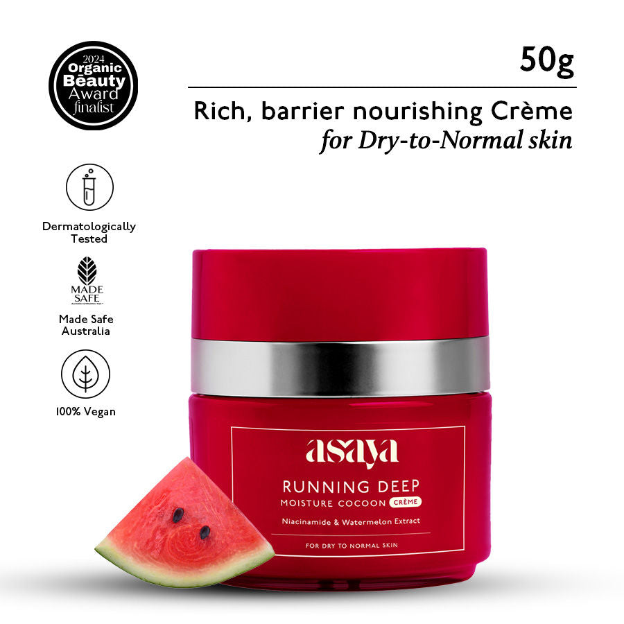 Cream Face Moisturizer For Dry Skin With Niacinamide Watermelon Extract And Glycerine