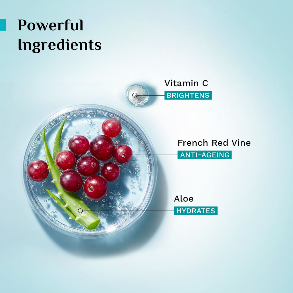 Red Vine Face Wash with Vitamin C & Aloe
