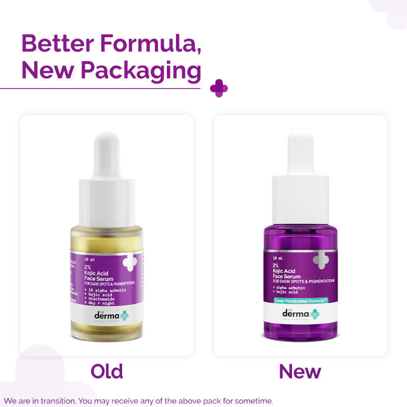 2% Kojic Acid Face Serum for Dark spots reduction, Pigmentation & Blemishes