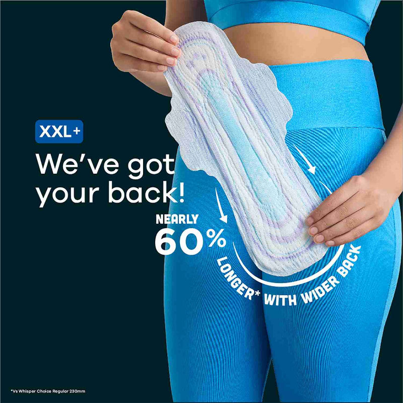 Bindazzz Nights 6 XXL+ Sanitary Pads, Upto 0% Leaks All Night Long