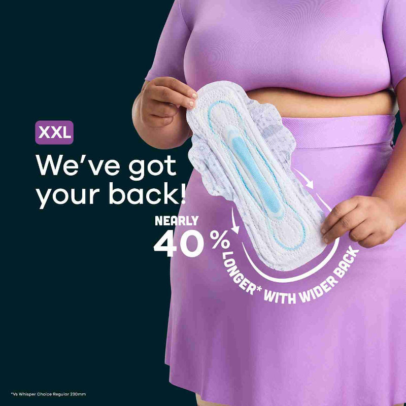 Bindazzz Nights 30 XXL Sanitary Pads, Upto 0% Leaks All Night Long
