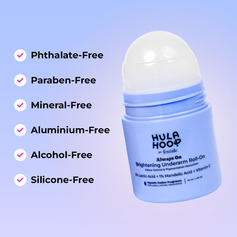 Hula Hoop Always On Brightening Underarm Roll-On