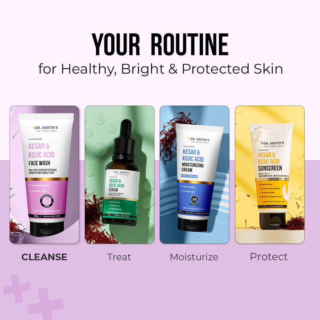 Kesar & Kojic Acid Facewash For All Skin Types