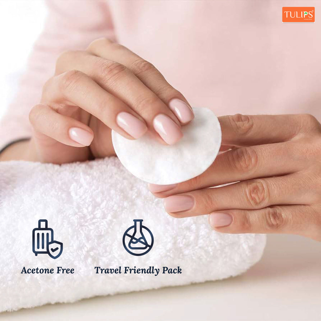 Nail Polish Remover Wipes With Green Apple Extracts & Tea Tree Oil