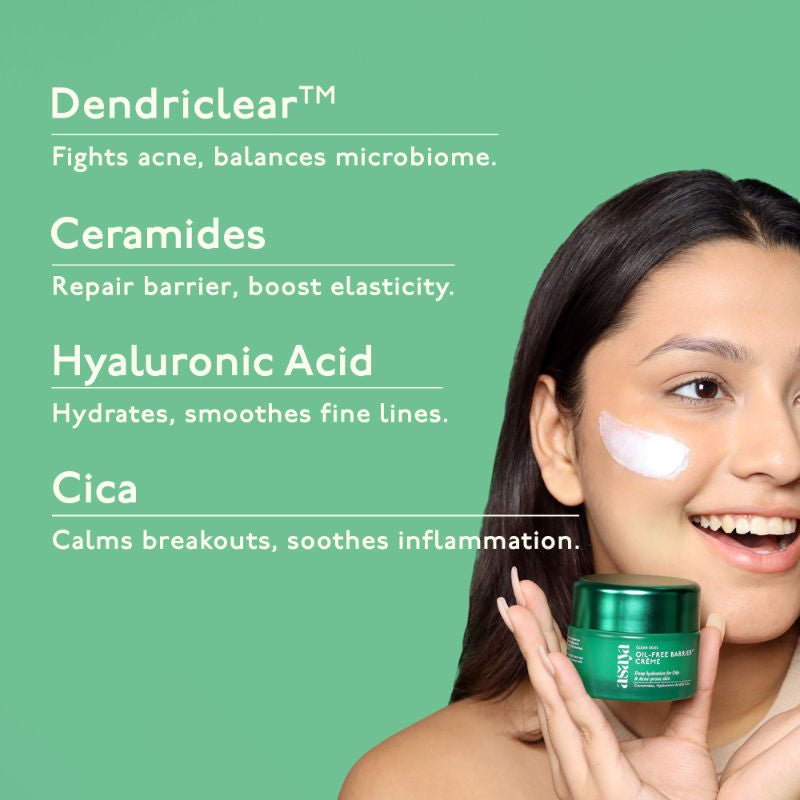 Salicylic Acid & Ceramide Moisturizer for Oily Skin, Face Moisturizer for Acne Prone Skin