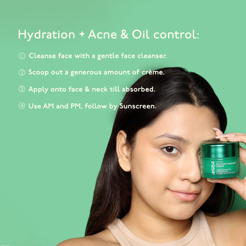 Salicylic Acid & Ceramide Moisturizer for Oily Skin, Face Moisturizer for Acne Prone Skin