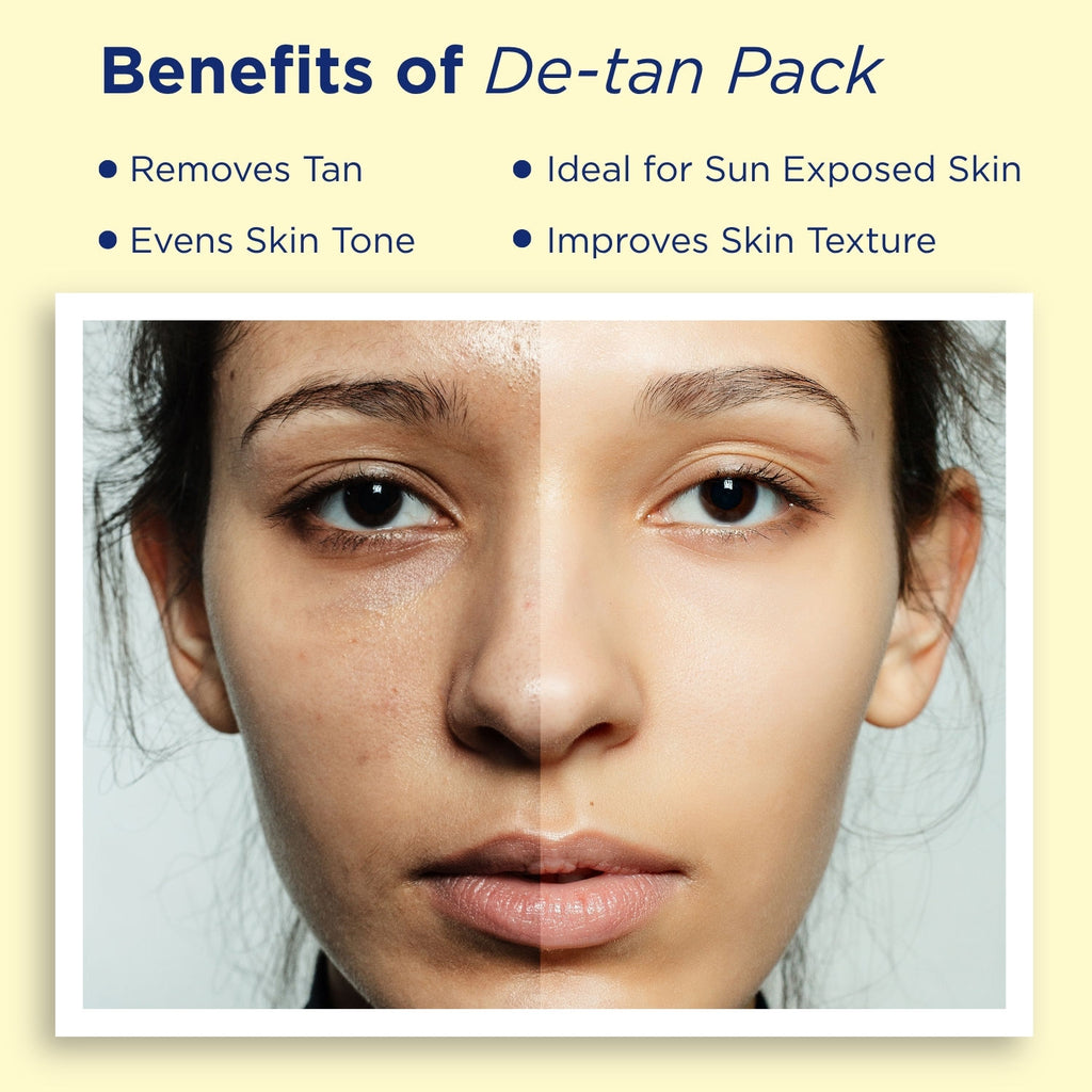 De-Tan Pack From Tan To Bright Instantly
