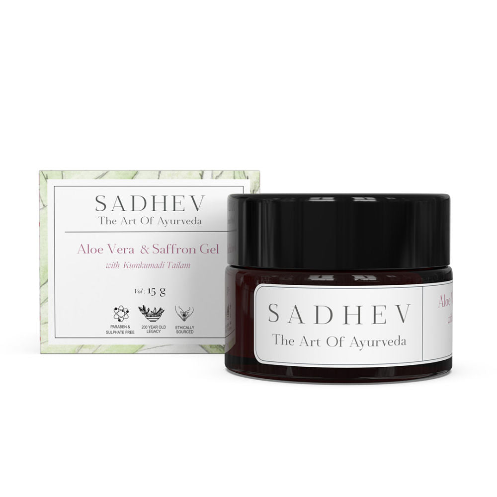 Aloe Vera Gel With Saffron And Kumkumadi Thailam - 15 g