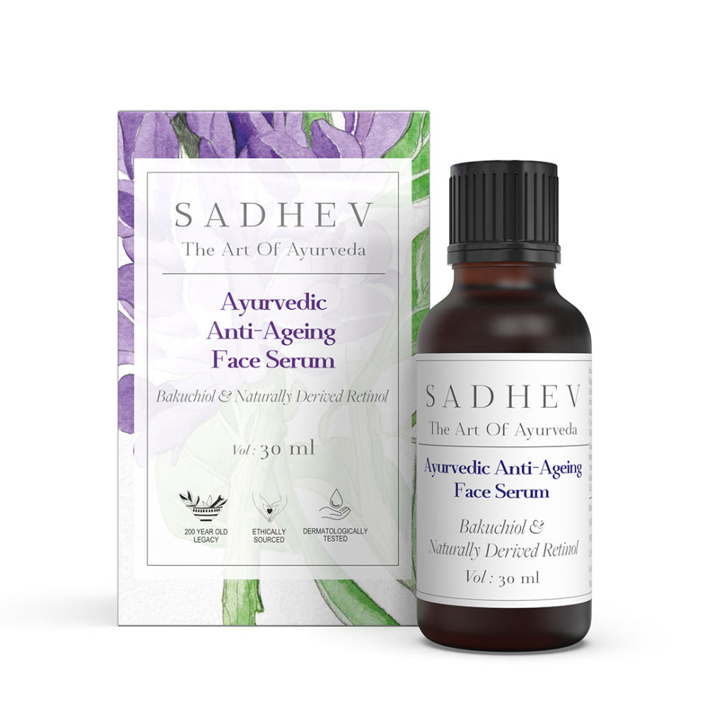 Ayurvedic Anti-Ageing Face Serum with Bakuchiol & Naturally Derived Retinol