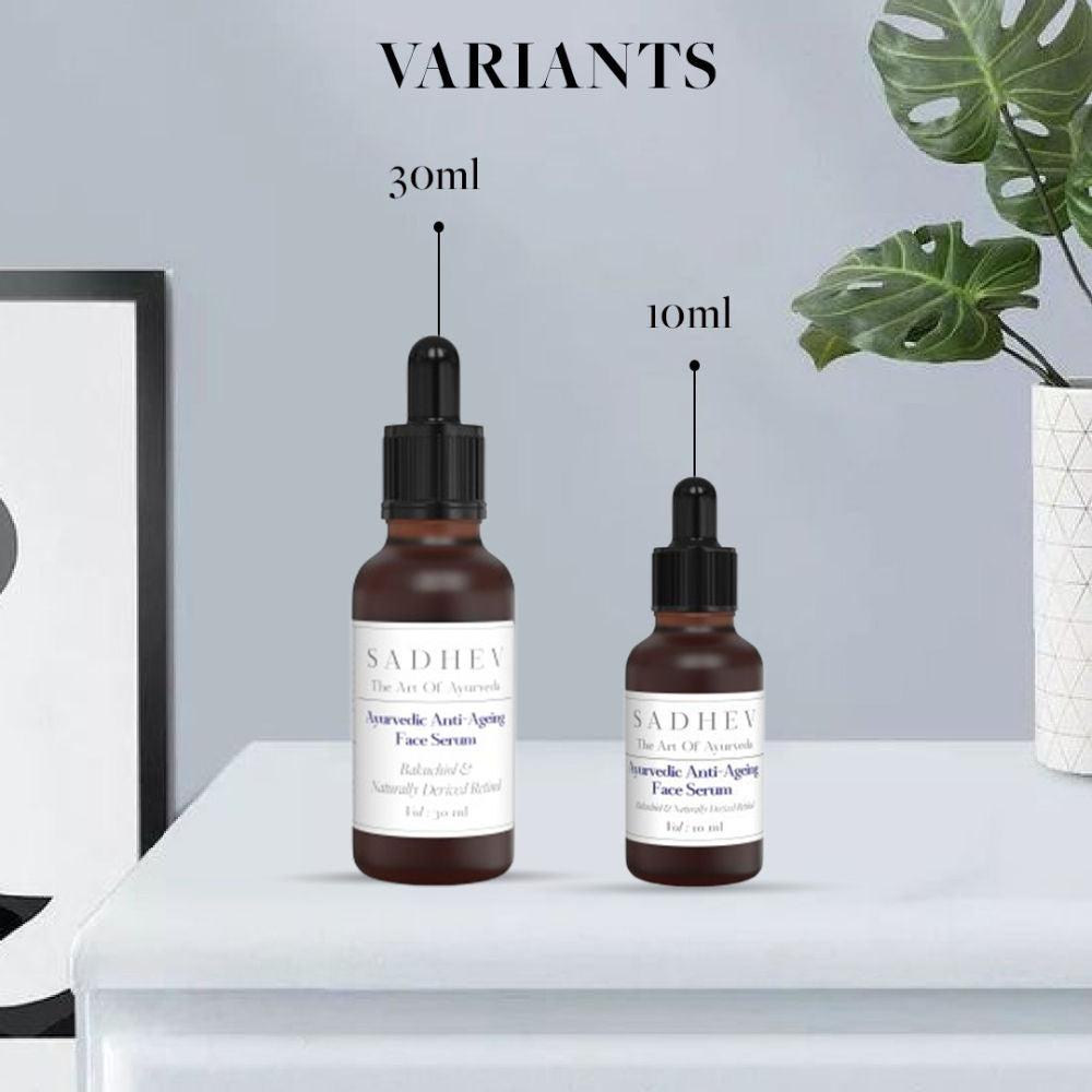 Ayurvedic Anti-Ageing Face Serum with Bakuchiol & Naturally Derived Retinol