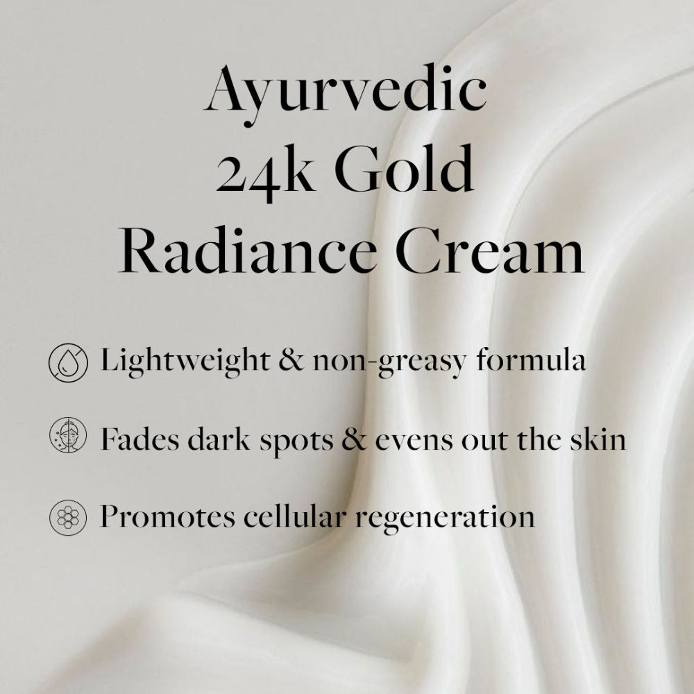 Ayurvedic 24K Gold Radiance Cream with Tangerine