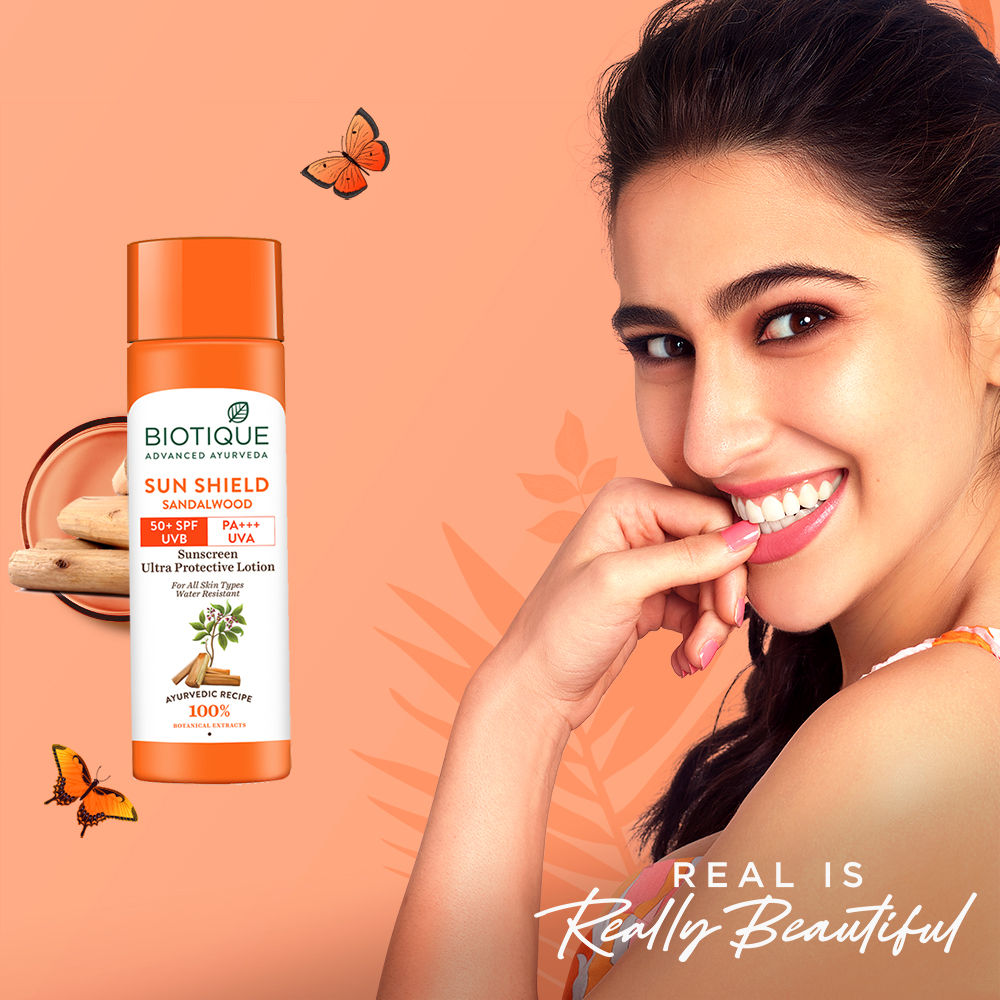 Bio Sun Shield Sandalwood Ultra Protective Face Lotion SPF 50+ Sunscreen
