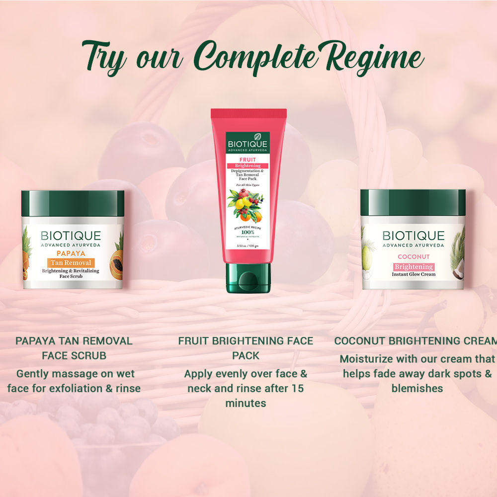BIO Fruit Whitening & Depigmentation Tan Removal Face Pack