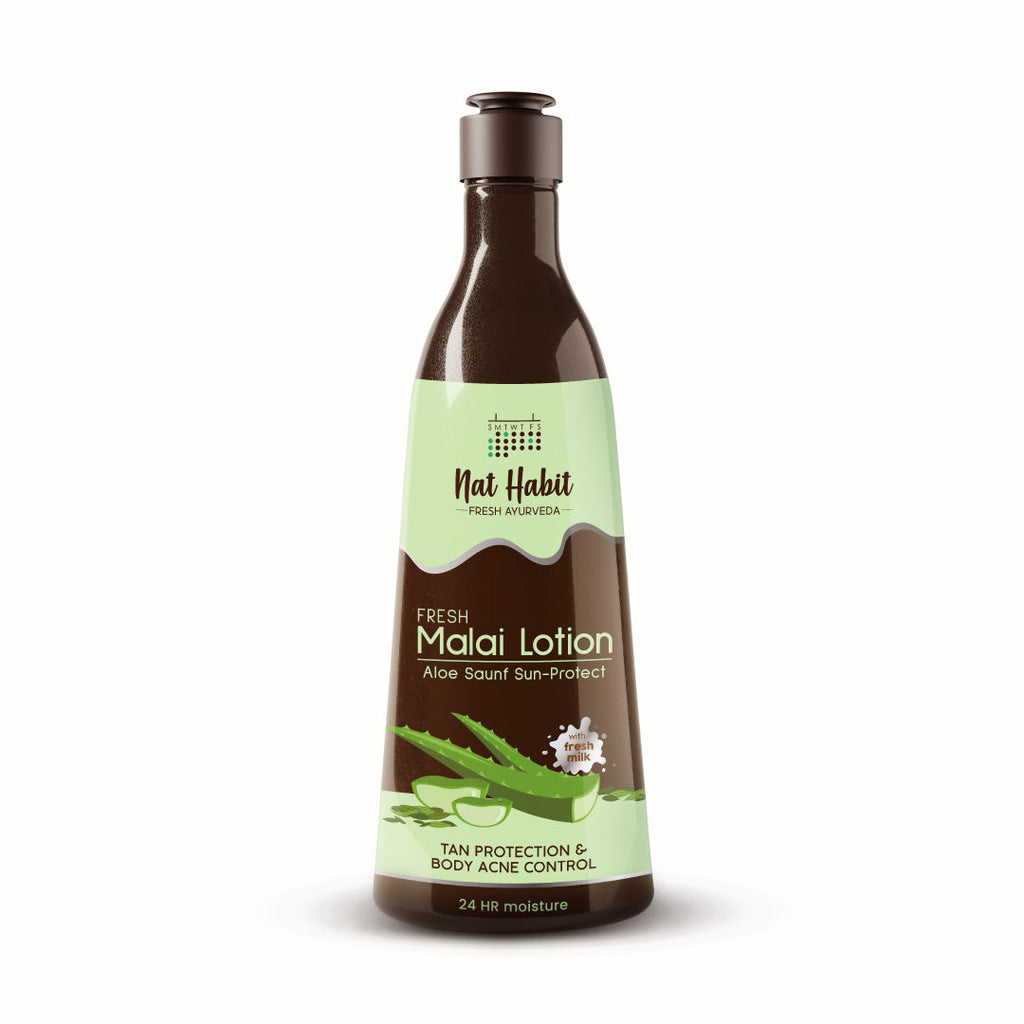 Aloe Sauf Sun Protect Fresh Malai Lotion
