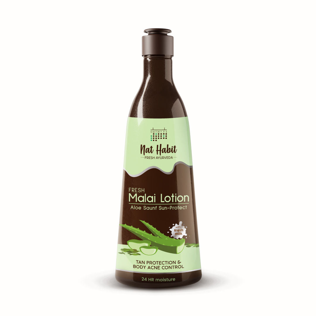 Aloe Sauf Sun Protect Fresh Malai Lotion