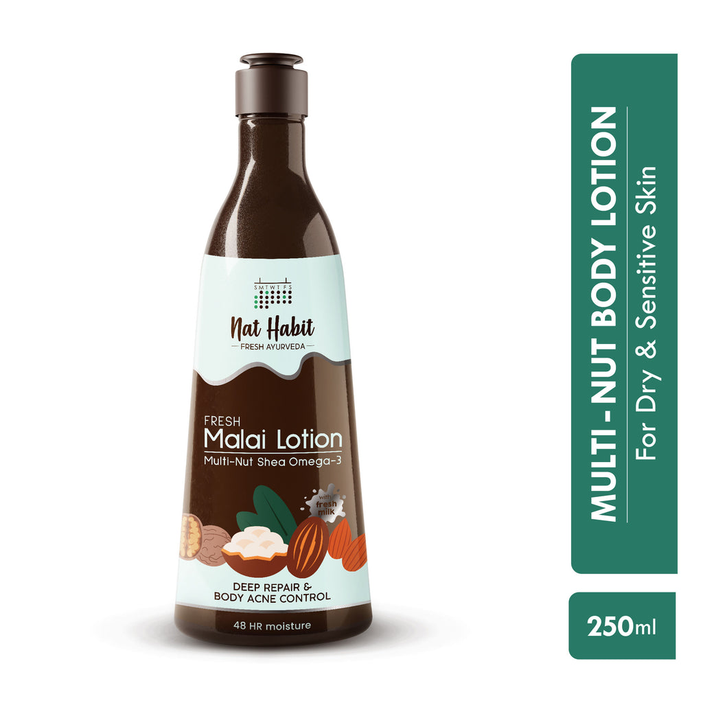 Multi-Nut Shea Omega-3 Fresh Malai Lotion