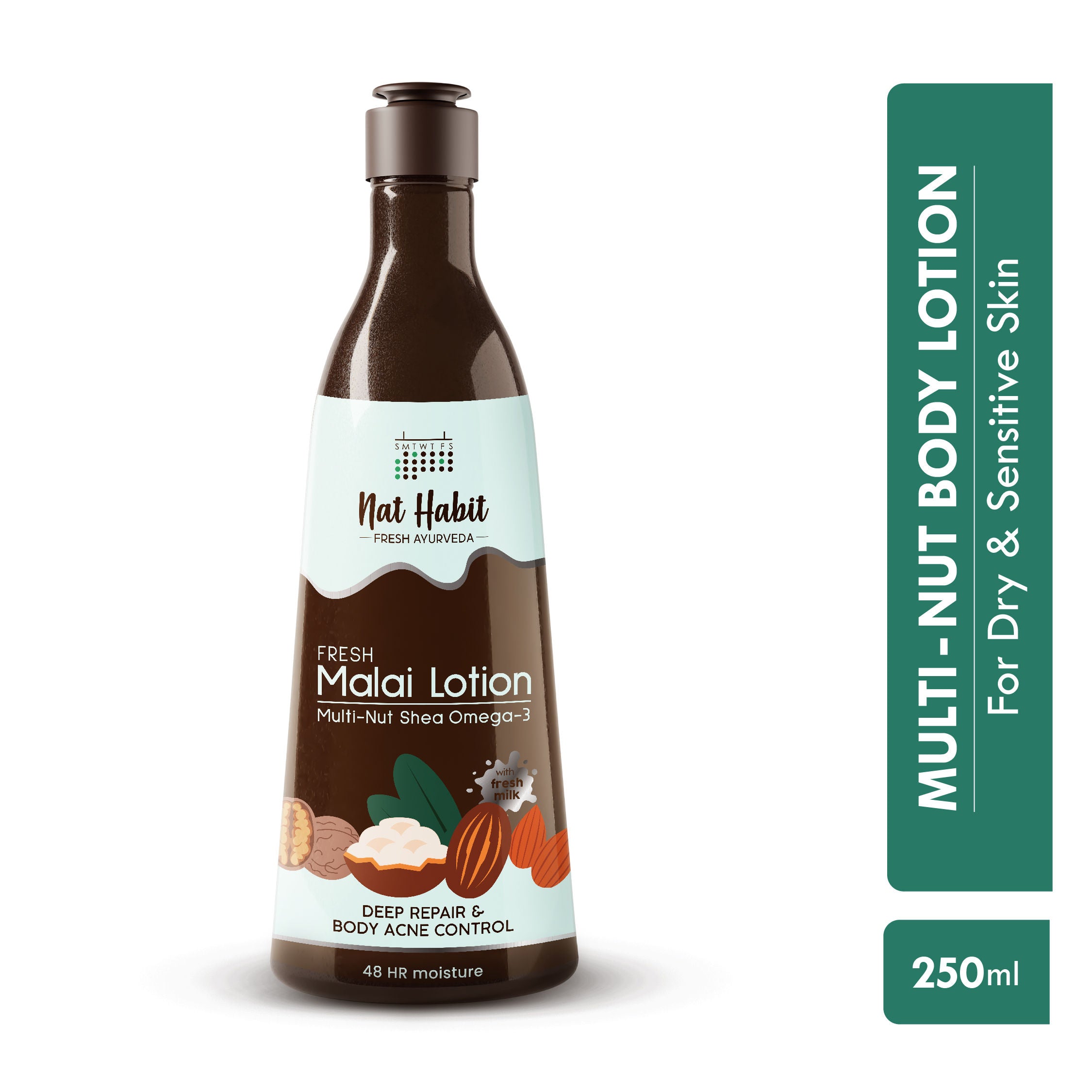Multi-Nut Shea Omega-3 Fresh Malai Lotion