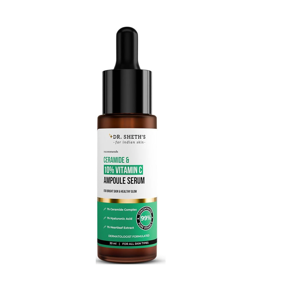 Non-Irritating Ceramide & 10% Vitamin C Ampoule Serum For All Skin Types