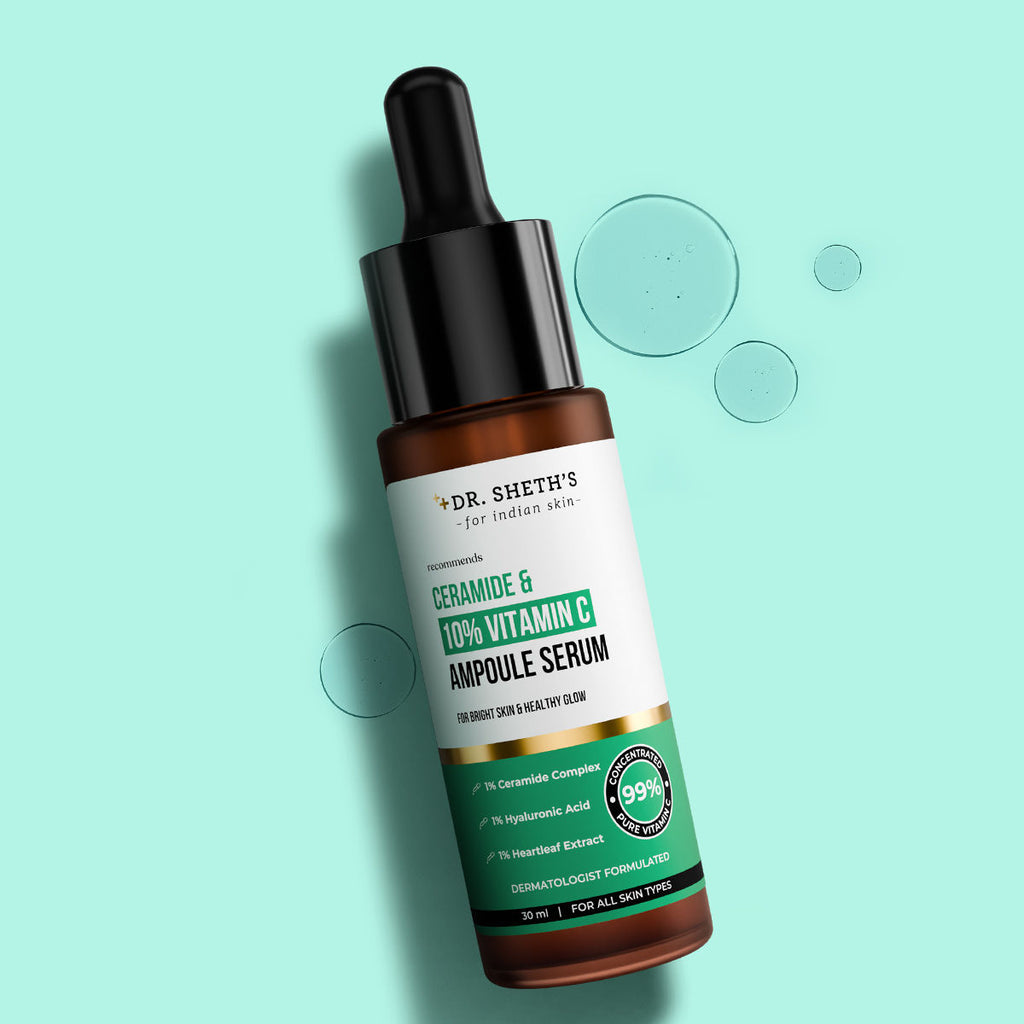 Non-Irritating Ceramide & 10% Vitamin C Ampoule Serum For All Skin Types
