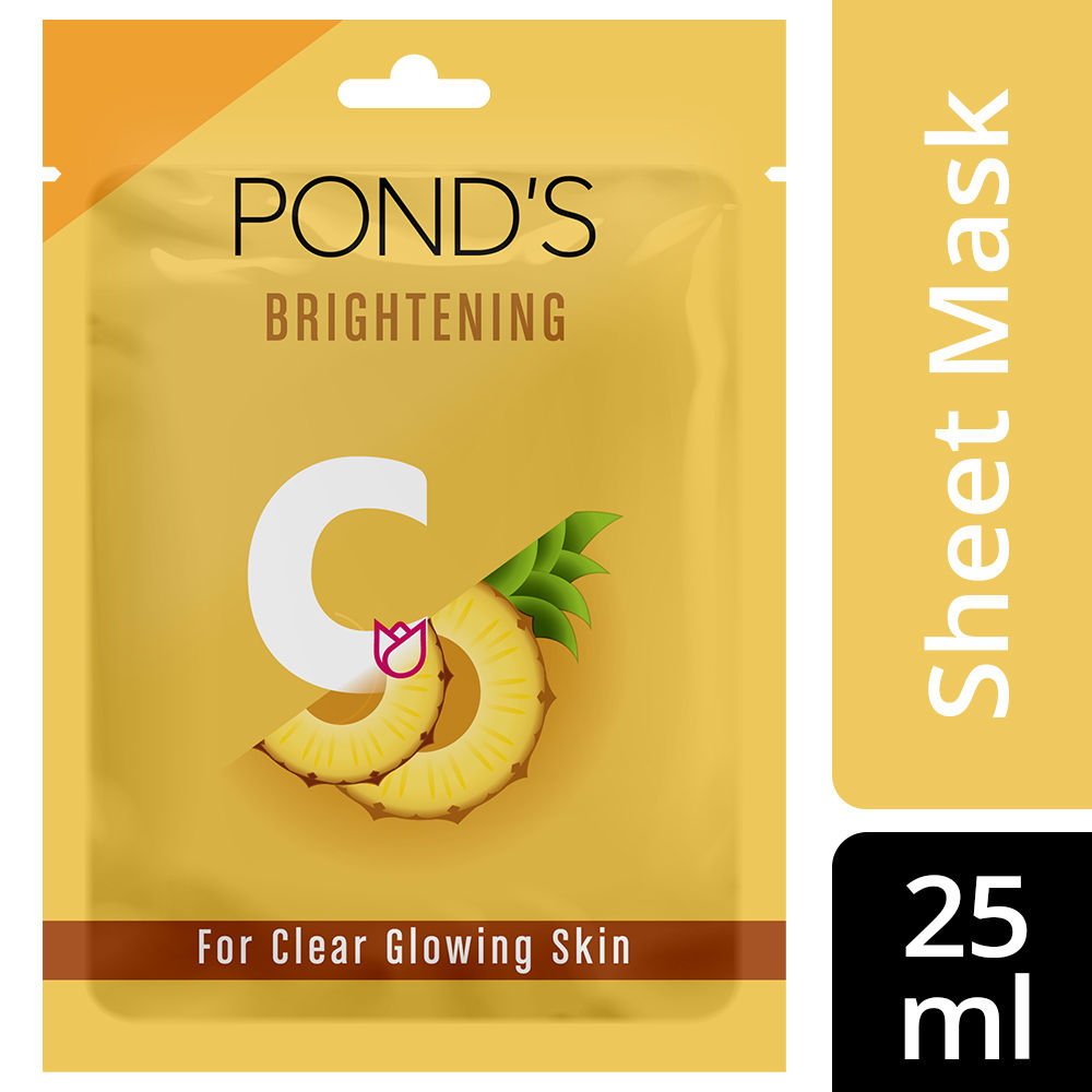 Vitamin With 100% Natural Extracts Sheet Mask - Pineapple