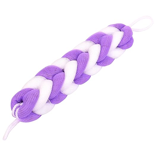 Loofah Belt Back Scrubber For Bathing - Color & Design May Vary