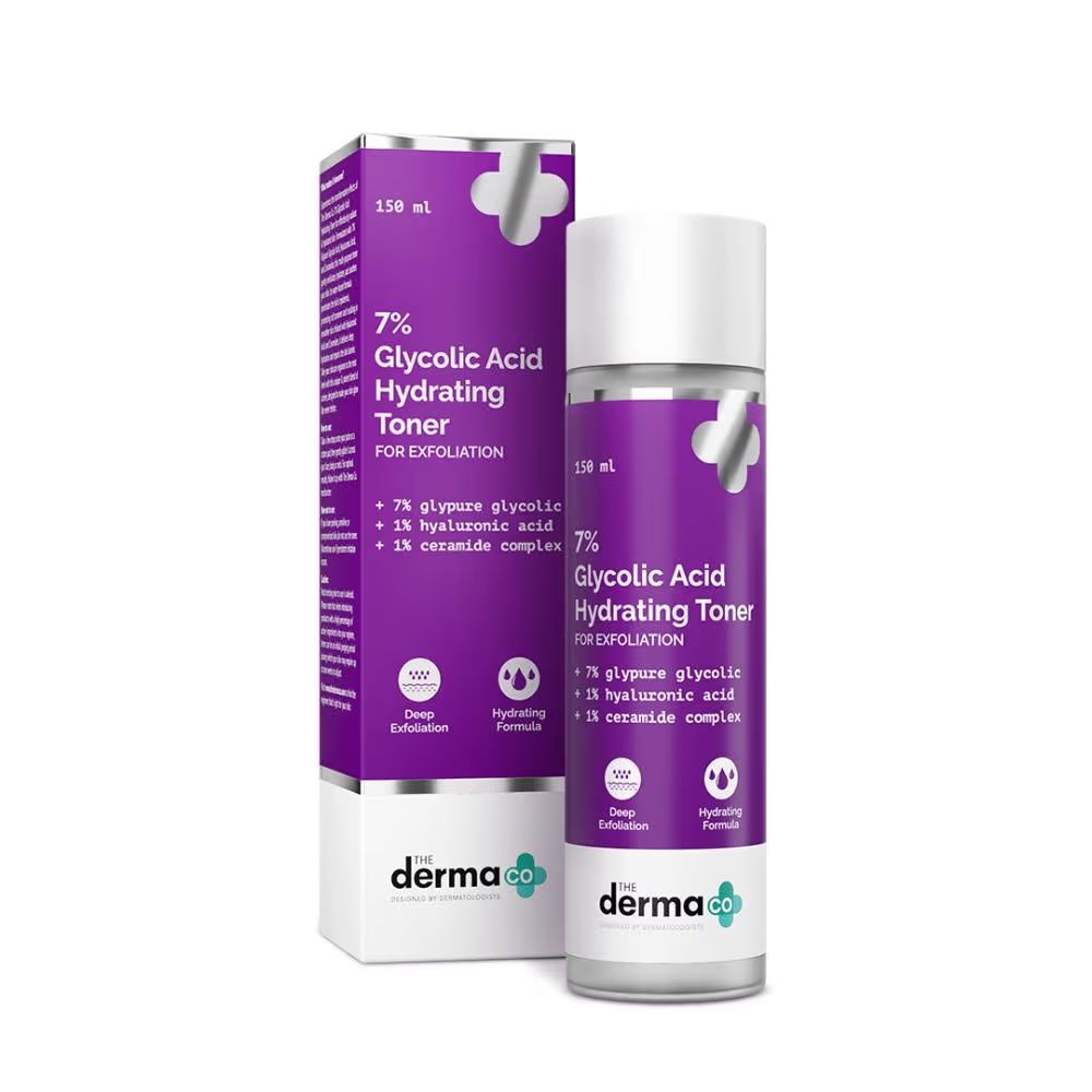 7% Glycolic Acid Hydrating Toner for Exfoliation and All Skin Types